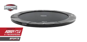 Berg Flat-ground Elite Trampoline 330 grey