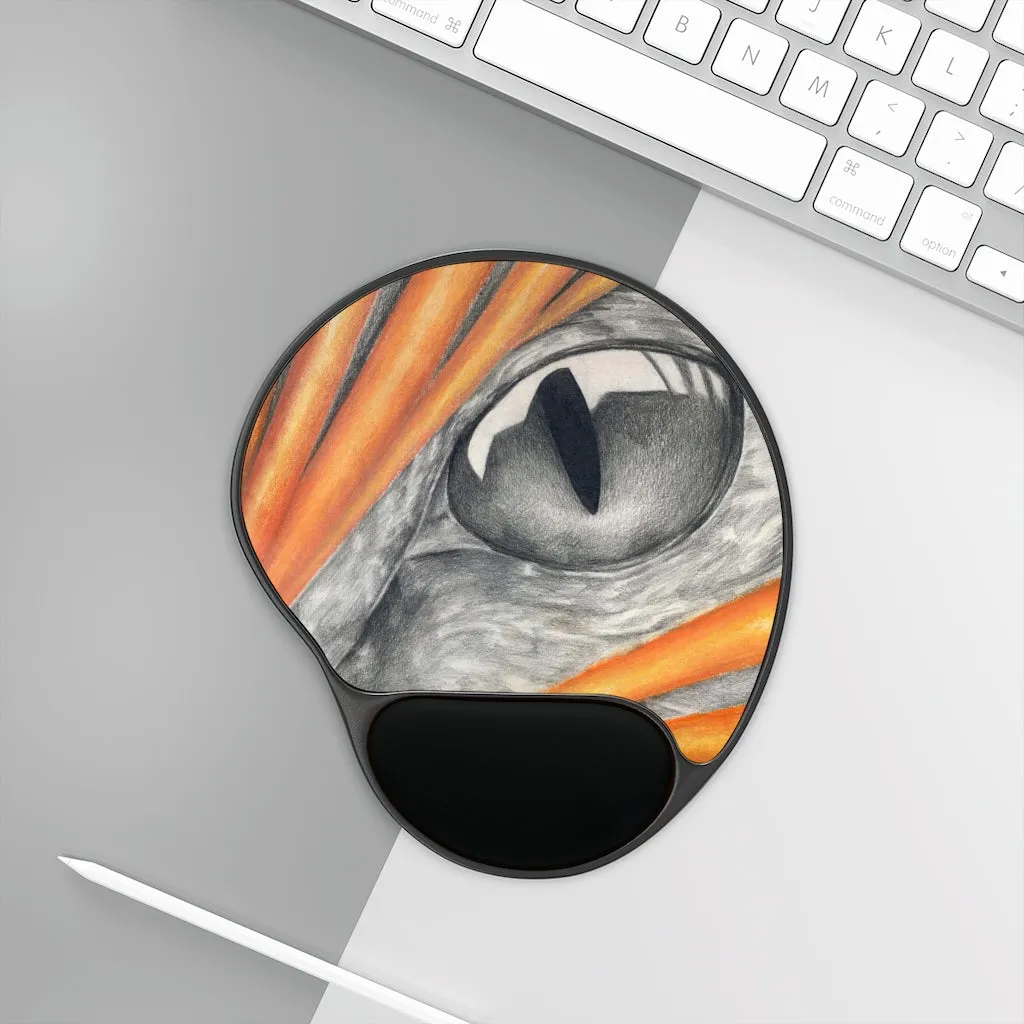 Cat Rays Mouse Pad With Wrist Rest