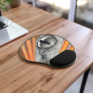 Cat Rays Mouse Pad With Wrist Rest