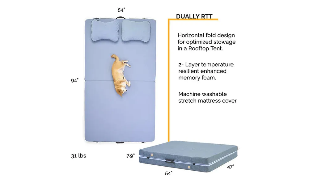 Hest Double Mattress Dually Roof Top Tent