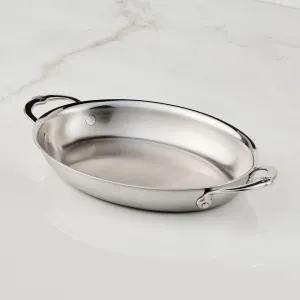 Hestan Provisions Medium Clad Oval Au Gratin