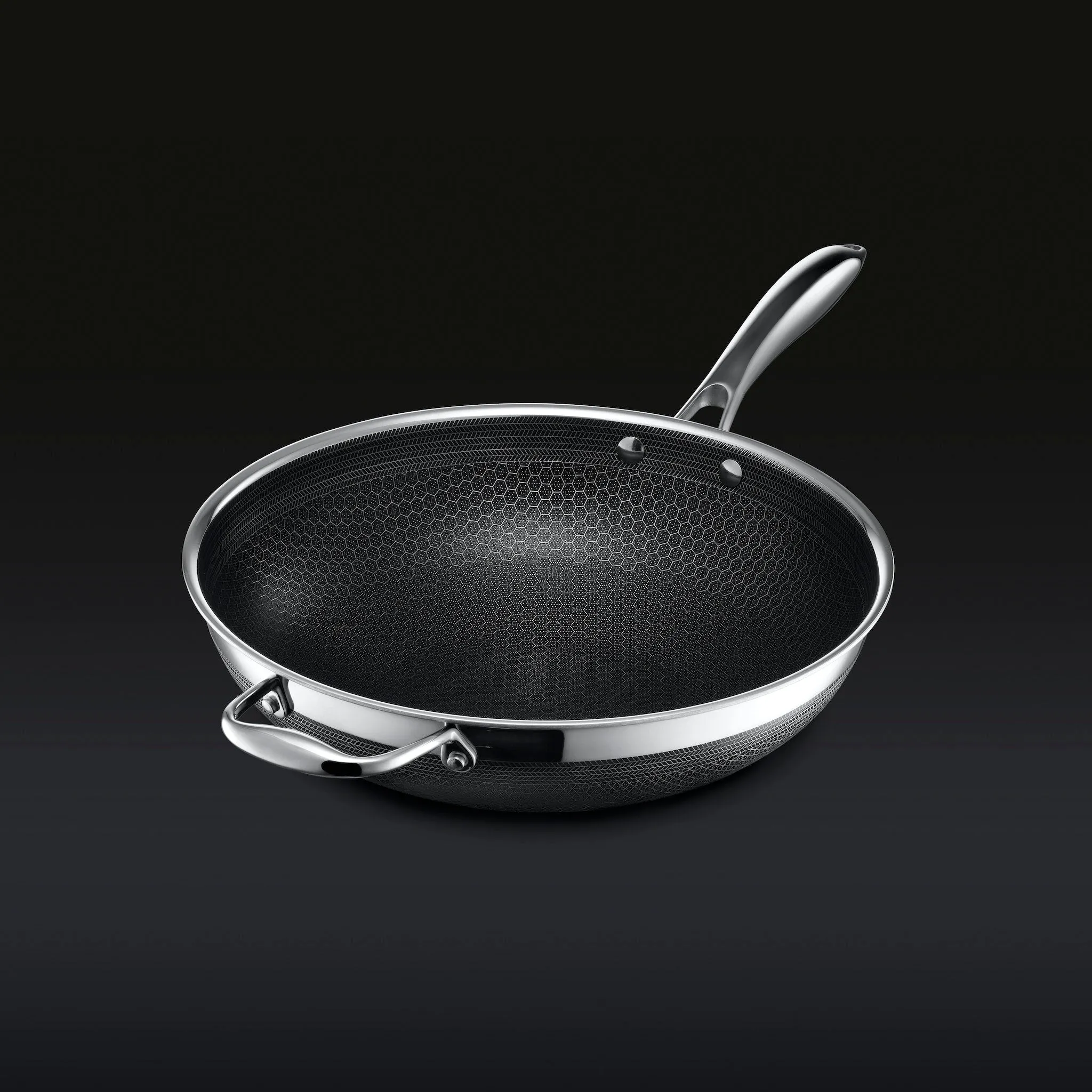 Hybrid Stainless Steel Wok, 12"