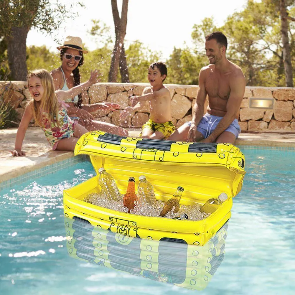 Inflatable Treasure Chest Beverage Cooler