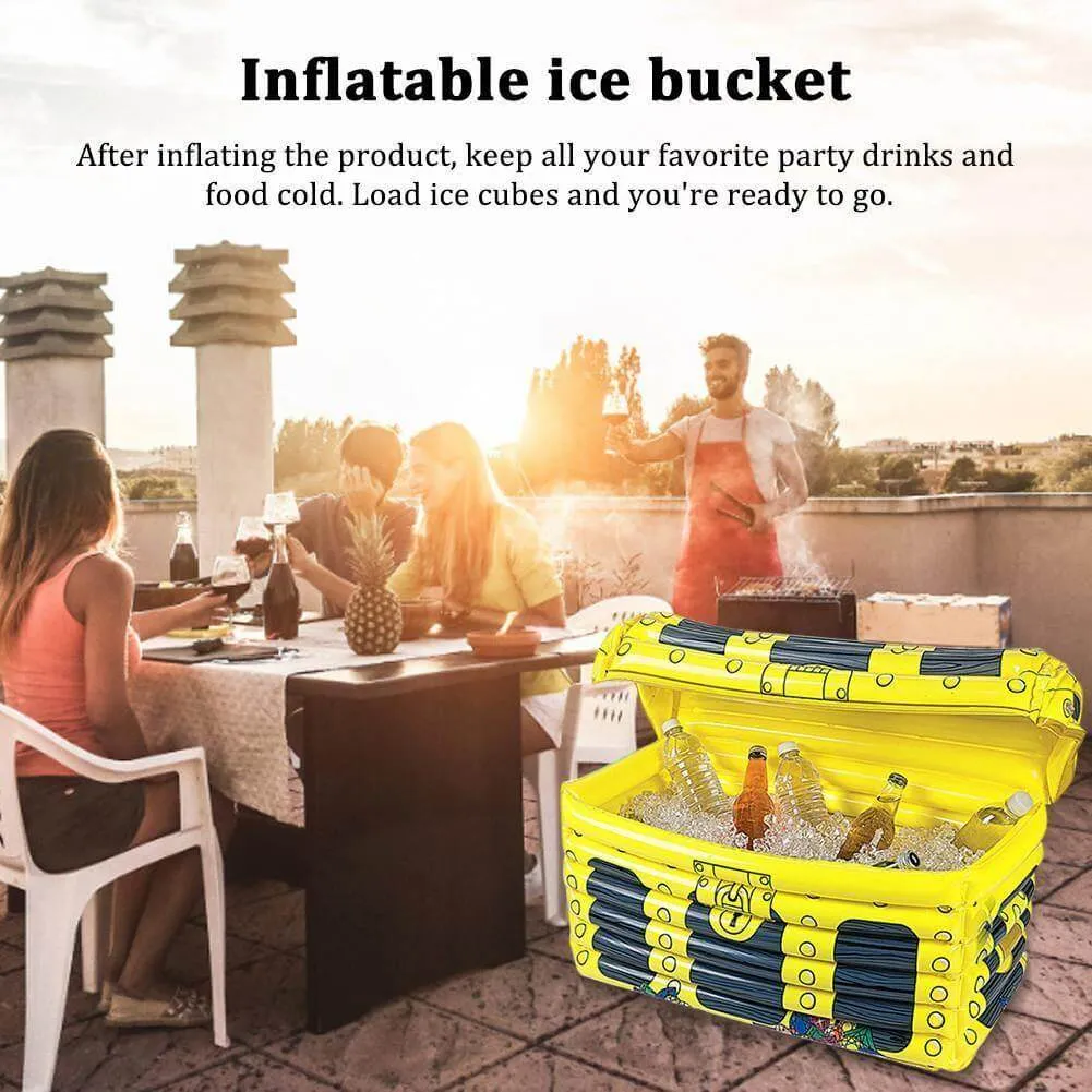 Inflatable Treasure Chest Beverage Cooler