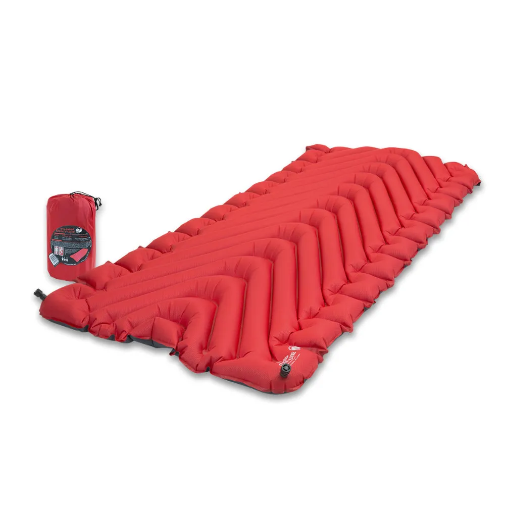 Klymit Insulated Static V Luxe Extra Wide Sleeping Pad for Cold Weather Camping