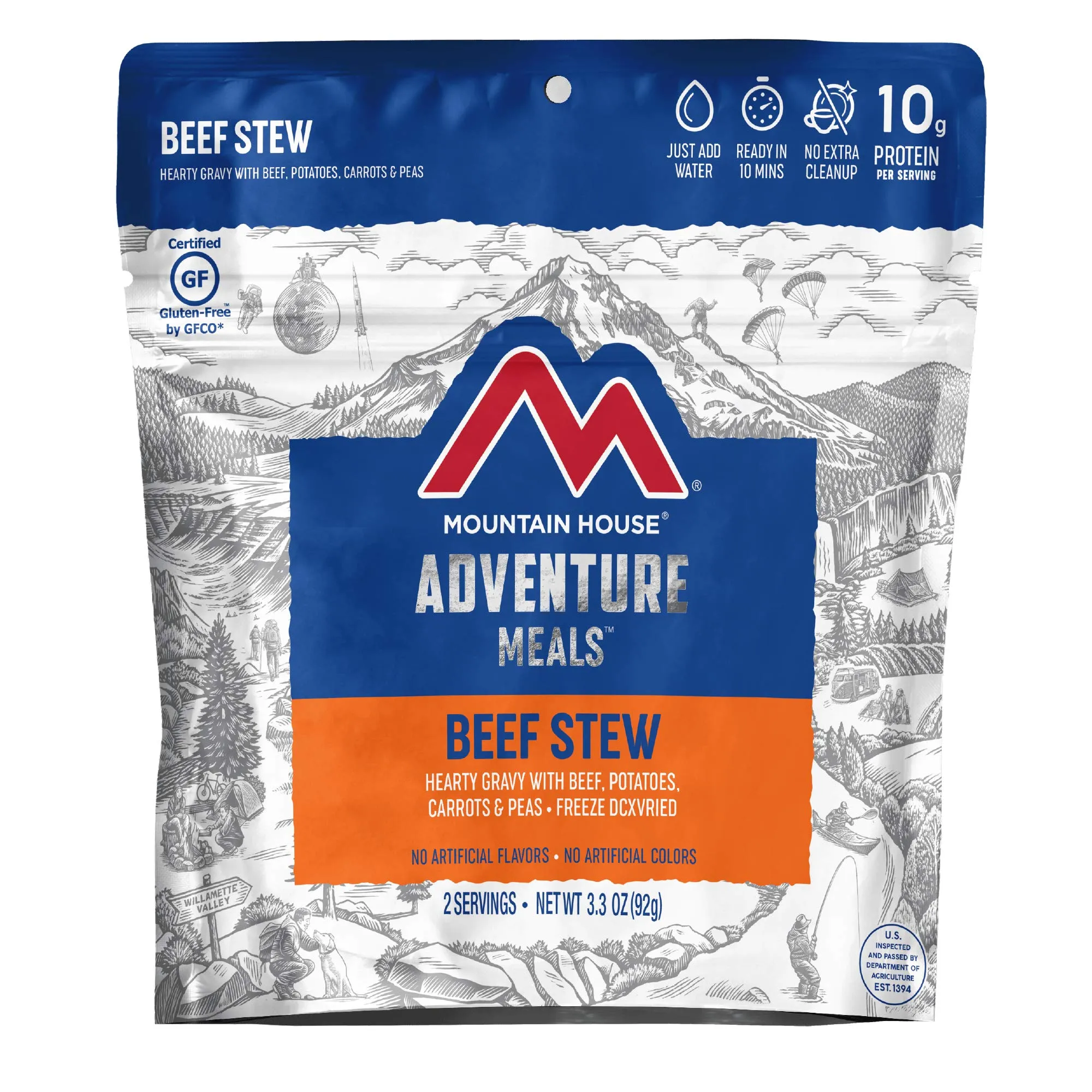 Mountain House - Beef Stew Pouch - 4 Pack