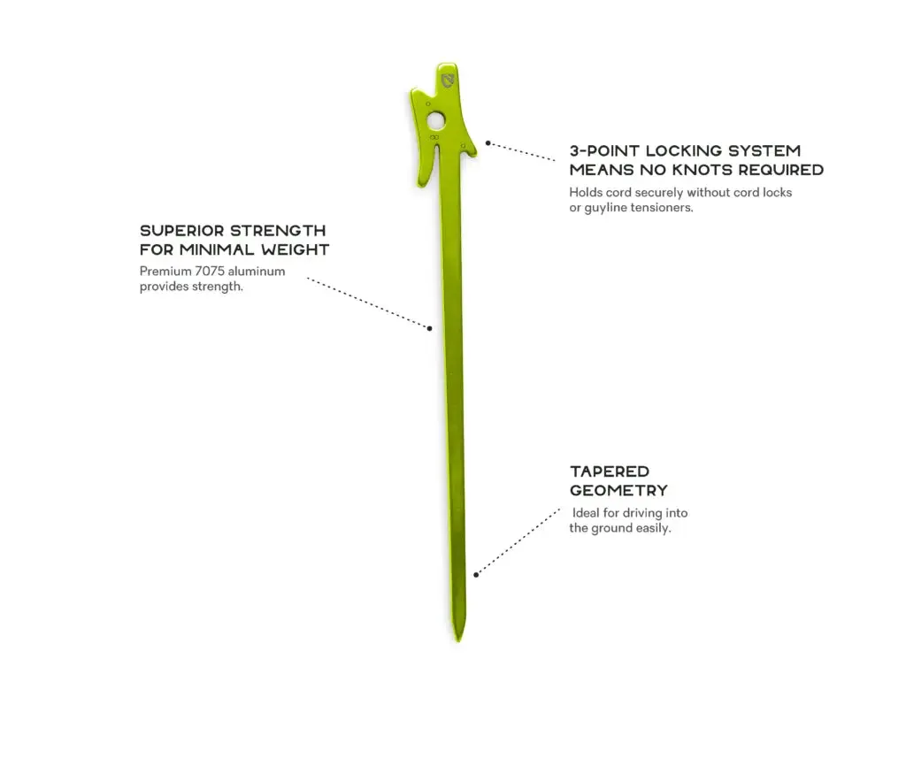 NEMO Airpin Ultralight Tent Stakes (4 Pack)