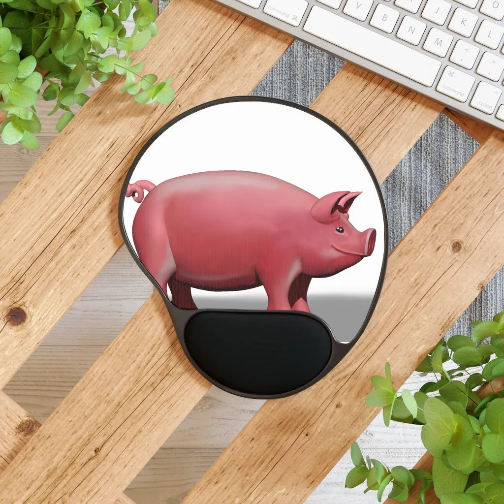 Pig Mouse Pad With Wrist Rest