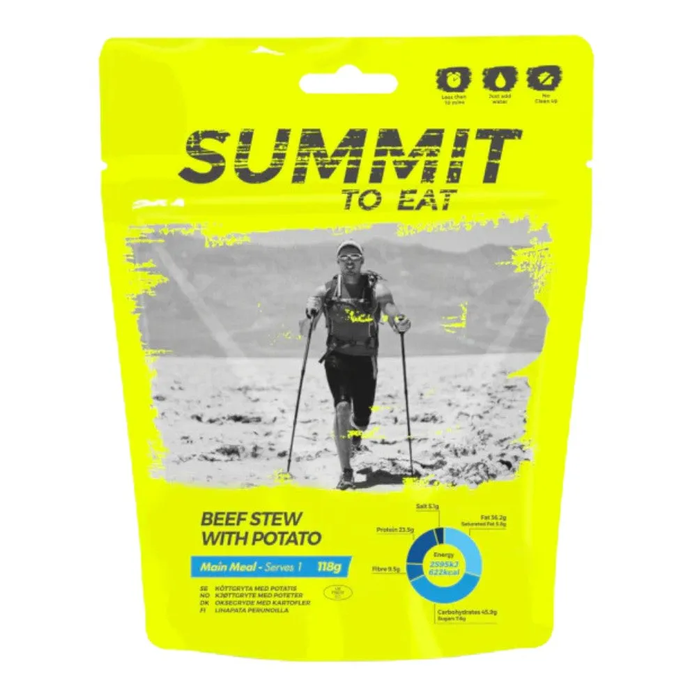 Summit To Eat Beef Stew w/ Potato Freeze Dried Meal Pouch